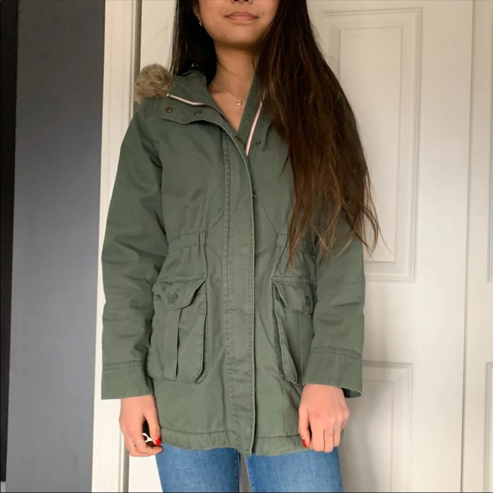 Gap Sherpa Utility Parka Coat